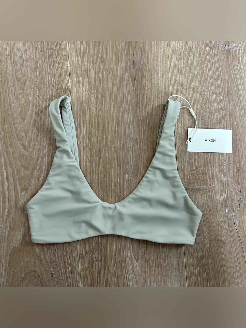 NWT New Mikoh Bikini Tan Size XS Top and S Bottom - Picture 2 of 8